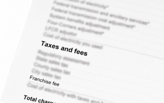 Franchise Fees on Bill